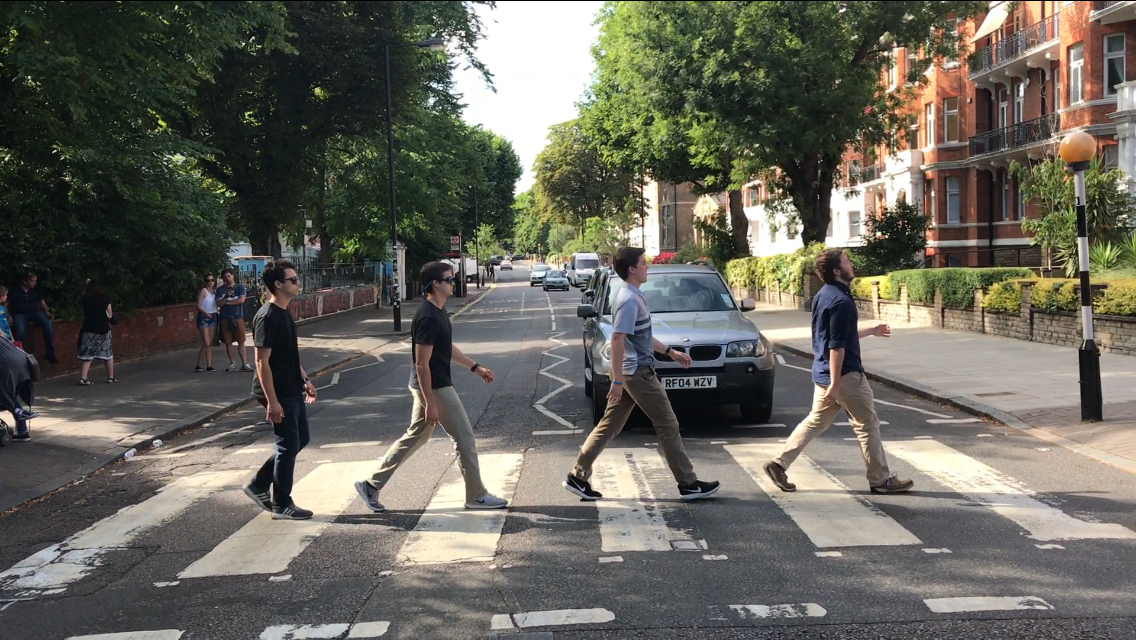 Students at Abbey Road